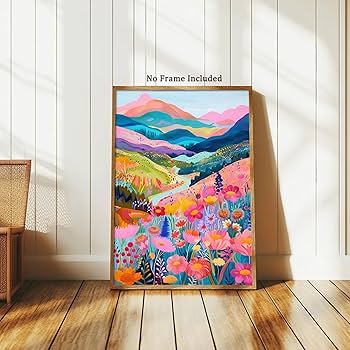 絵画 Mountain glow Amazon.com: Mountain Glow Landscape Triptych Canvas Wall Art